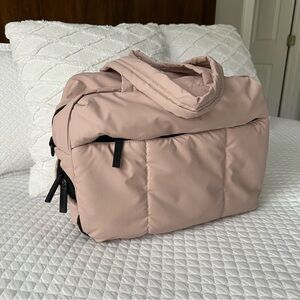Calpak Luka Duffle Blush Bag
